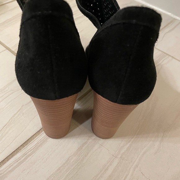Lucky Brand Open Toe Black Bootie sz 7 - Picture 5 of 6